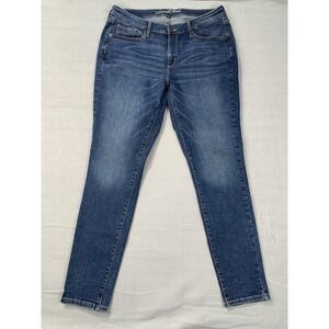 Universal Thread Women's Curvy Skinny Jeans Blue Denim Size 14/32R Stretch